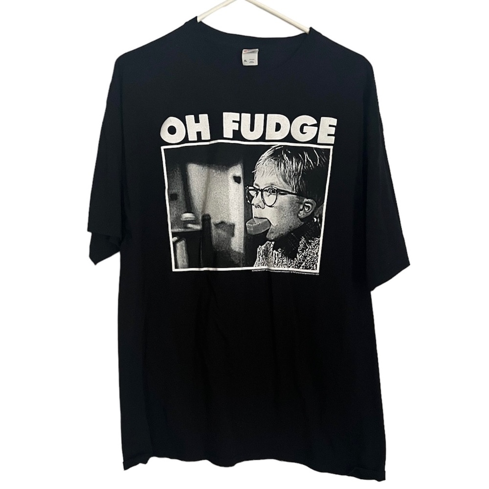 Christmas Story OH FUDGE tee